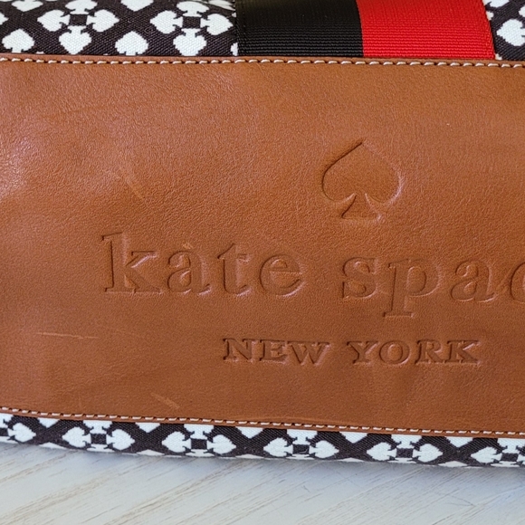 Kate Spade Brown Monochrome Printed Canvas and Leather Stevie Bag - Picture 12 of 16